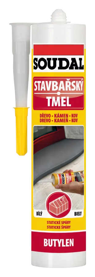 SOUDAL Stavbársky tmel, šedý, 280ml