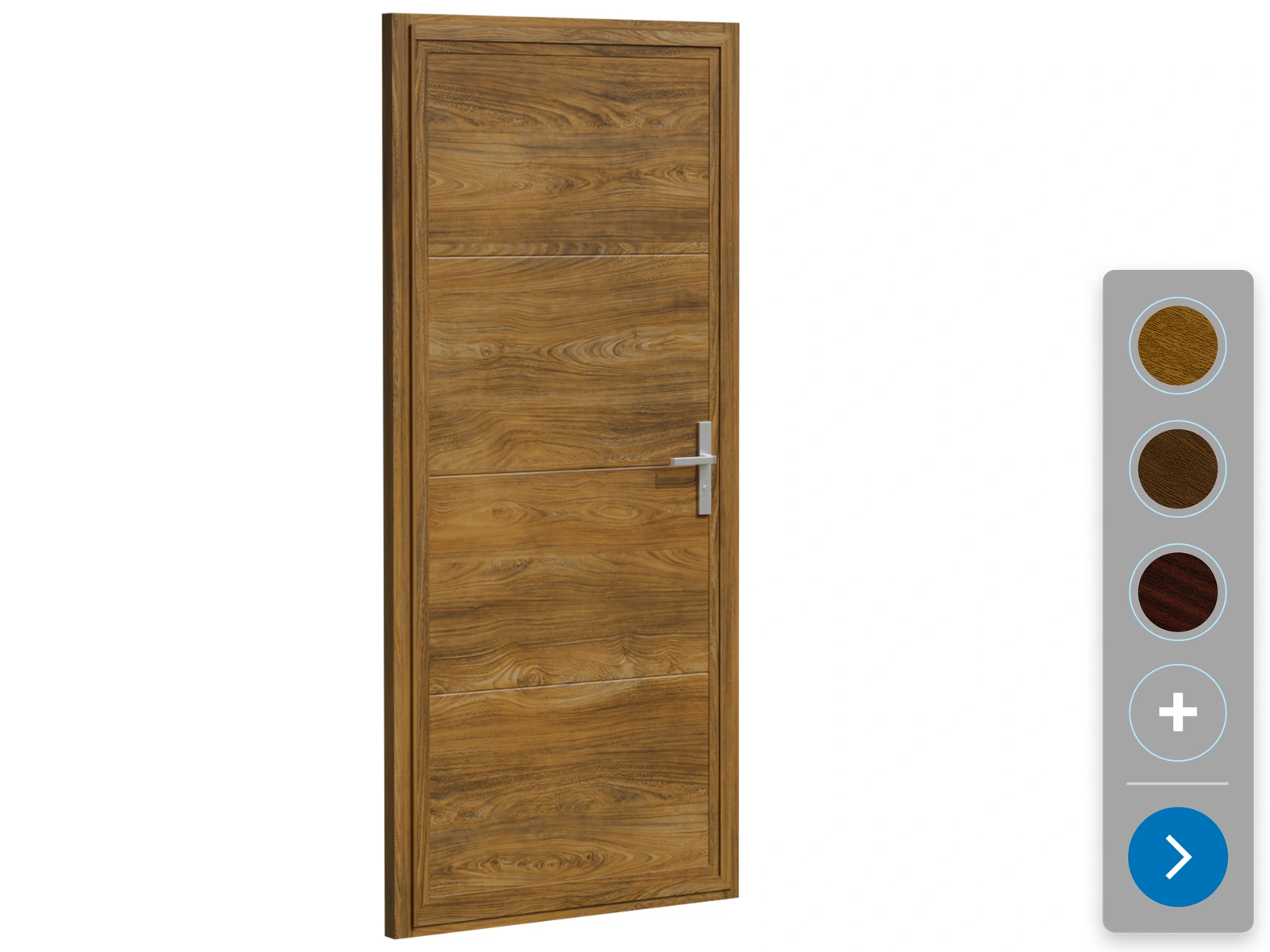 Vedľajšie vchodové dvere ETILA G-DOOR | hladký panel | drevoimitácia