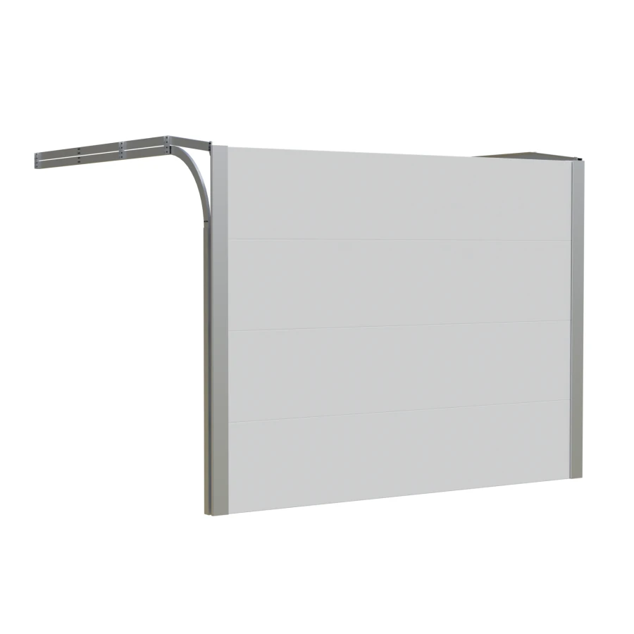 Typizovaná sekčná garážová brána ETILA SILENT | 2750x2275mm | biela - RAL 9016