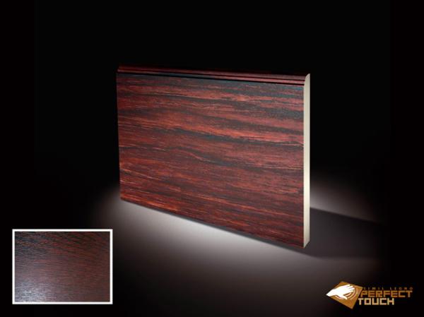 Sendvičový PU panel pre garážové brány  | hladký panel | mahagón