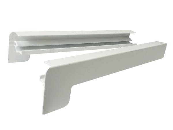 Hliníkové krytky pre vonkajšie parapety | pred omietkou | Biela (RAL 9016)