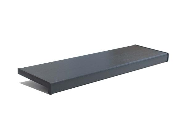 Vnútorné PVC parapety | antracit (štruktúra dreva) 1