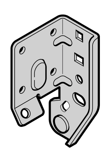 HORMANN spodný držiak kolieska, pre kovanie N, L, BL