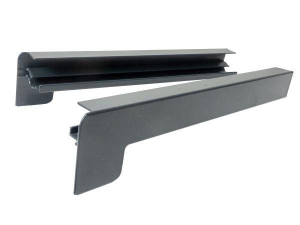 Hliníkové krytky pre vonkajšie parapety | pred omietkou | Antracit (RAL 7016)