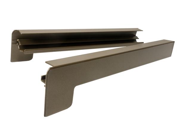 Hliníkové krytky pre vonkajšie parapety | pred omietkou | Bronz (RAL 6003)