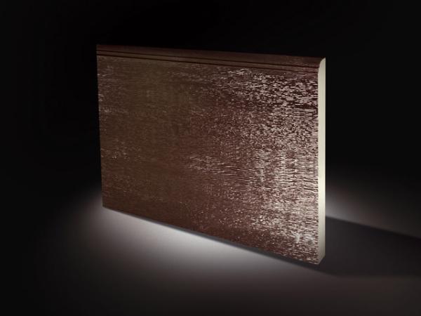 Sendvičový PU panel pre garážové brány  | hladký panel | hnedá WoodGrain (RAL 8014)