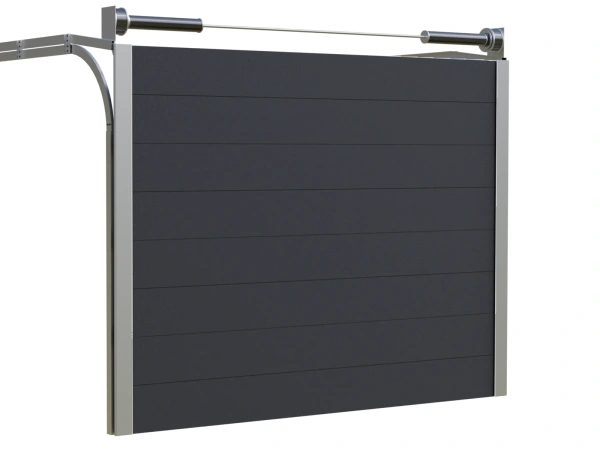 Sekčná garážová brána ETILA SILENT | panel s pruhom | bežné farby