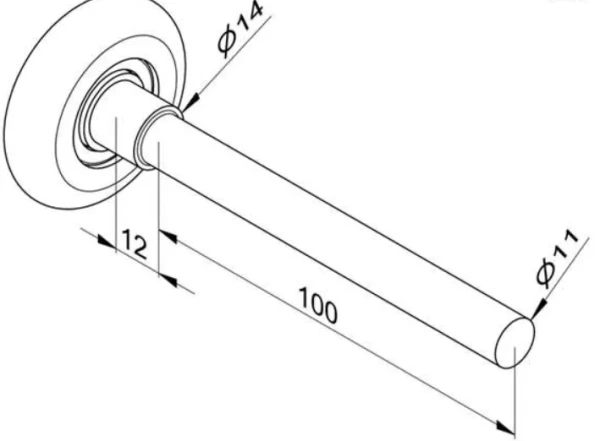 Tiché koliesko pre sekčné garážové brány 1