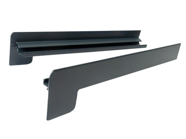 Hliníkové krytky pre vonkajšie parapety | po omietke | Antracit (RAL 7016)