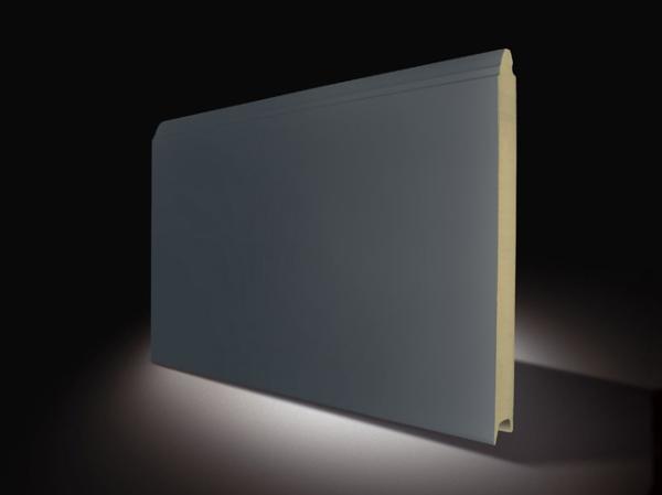 Sendvičový PU panel pre garážové brány  | hladký panel | antracit (RAL 7016)