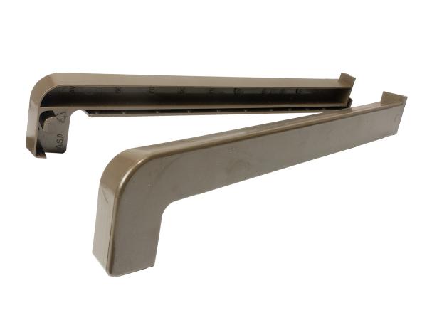 Plastové krytky pre vonkajšie parapety | Bronz (RAL C33)