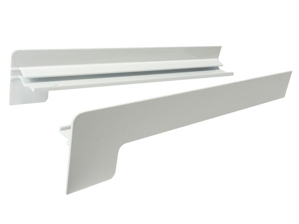 Hliníkové krytky pre vonkajšie parapety | po omietke | Biela (RAL 9016)