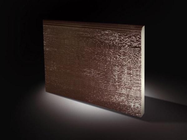 Sendvičový PU panel pre garážové brány  | hladký panel | hnedá WoodGrain (RAL 8014)
